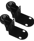 Universal Silent Swivel Casters 1.5 Inch Small Rolling Furniture Wheels for Cabinets and Storage Racks, 2 Pack flat lay view