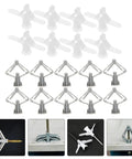 Butterfly Shaped Nylon Drywall Anchors Heavy Duty With Internal Threads For Metal And Gypsum Board in kit display