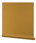 Certified Brown Floral Wallpaper With Glittering Gold Metallic Texture For Major Room Glow Ups And Slick Decor Vibes Featuring Durable Eco Friendly PVC Free US Made Paste The Wall Covering, 2' X 27' roll.
