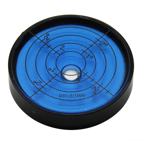 50x10mm High Precision Bubble Level Horizontal Measuring Tool with blue level vial and degree markings for accurate measurement.