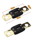 Heavy Duty 175 Amp Bolt Down Fuse Block With Mega Anl Auto Fuse For Ride Ready Rides, 69mm by 16mm size.