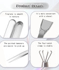 Product details of Hella Tight 4 Claw Jewelry Grabber Tool with stainless steel texture and stable four-catch clamp.