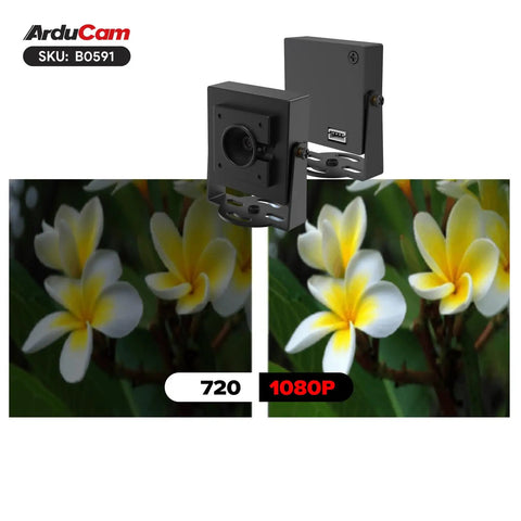 1080P HDR USB Camera Module With Autofocus 30fps 78 Degree Wide Angle UVC Mini Webcam for Windows Linux Mac OS Android