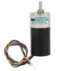24V Brushless DC Motor With Speed Reduction For Micro Machinery And CNC Tools, CW CCW Ready, Dope Mini High Torque Drive With 600 RPM