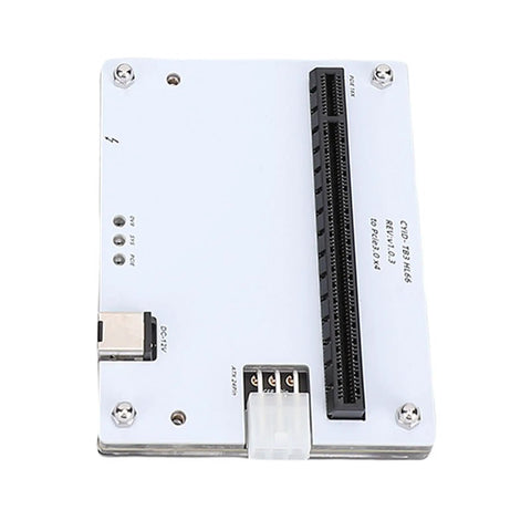 Solid Egpu Enclosure Dock With Thunderbolt 3 4 USB4 Support PCIE 16X showing external GPU expansion slot and power connectors.