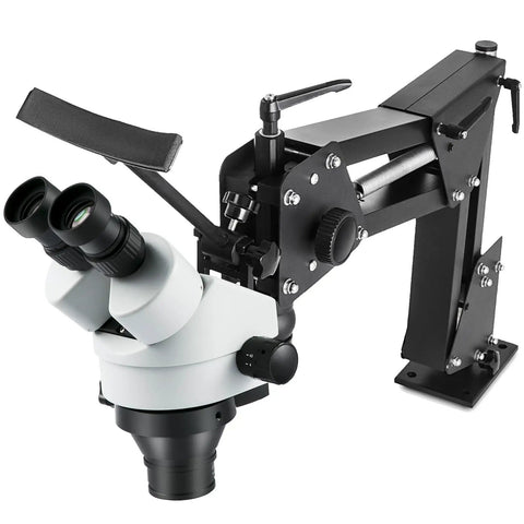 Micro Inlaid Mirror Multi-Directional Microscope With Spring Bracket 7X-4.5X Zoom for jewelry inspection and tiny parts