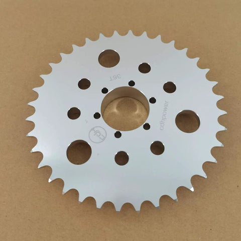 Two In One Disc Brake Rotor Adapter And 36T Sprocket For Gas Motorized Bike 48cc 66cc 80cc Aluminum A6061 with 37mm center hole