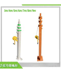 No Sweat Adjustable Manual Telescopic Hand Crank Lifting Mast With Ultra Slick Mechanical Winch Rig, adjustable 3-9m poles.