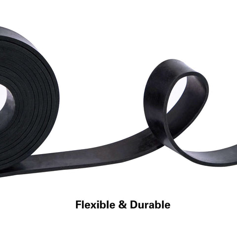 Neoprene Rubber Sheet Roll One Eighth Inch Thick by 12 Inch Wide by 24 Inch Long for DIY projects, shows flexible and durable roll