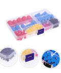 Heavy Duty Flexible Silicone Water Sealing Plugs With Tapered Design For High Temp Lab Use And Secure Stopper Kits To Prevent Leaks, assorted sizes in organizer