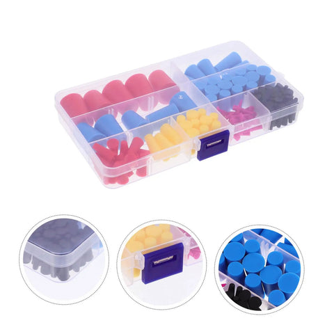 Heavy Duty Flexible Silicone Water Sealing Plugs With Tapered Design For High Temp Lab Use And Secure Stopper Kits To Prevent Leaks, assorted sizes in organizer