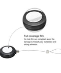 Close-up of retractable cable with full coverage film for secure mounting, part of pack of two anti-theft cable tethers.