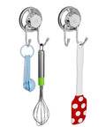 Powerful Vacuum Suction Cup Hooks for Shower and Bathroom on Flat Smooth Surfaces Like Ceramic Tile Glass Mirror Granite