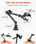 Magnetic Helping Hands Soldering Station with 360 Degree Hot Air Gun Holder and Heavy Duty Base for Electronics Repair