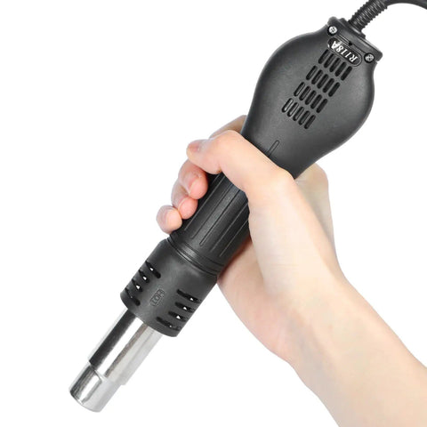 R118A Replacement Hot Air Gun Handpiece for 8786D-I Hot Air Rework Station easy swap held in hand