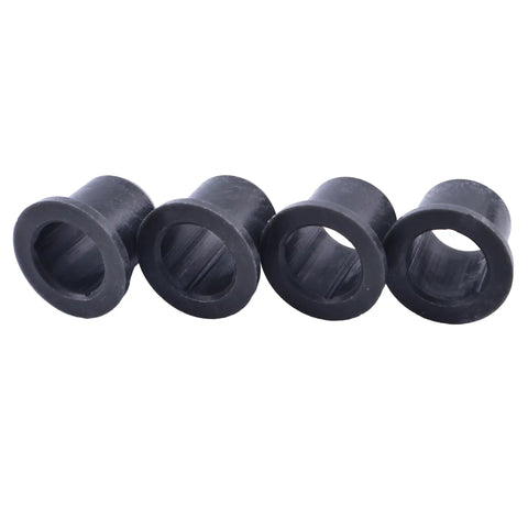 4 Pack Flange Bearings Bushings Kit For Lawn Tractors And Mowers With 19.3mm ID, 24 To 32mm OD, 25.4mm Height shown in black material