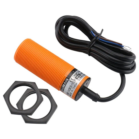 Capacitive Proximity Sensor, M30 Cylindrical Plastic Housing, Sn 15 mm, 3-Wire PNP Output, DC Input, NO Contacts, 2 m Cable, BMC M30S-15DP Sensor for Insulated and Conductive Materials.