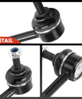 Close-up details of Front Sway Bar Links for Honda CRV 2017 to 2022 Pair, Stabilizer Link Replacement components.
