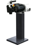 Rugged 4x48 Inch Industrial Belt Grinder With 76 Fps Belt Speed And Rock Hard 2hp Motor for metal deburring and cleanup.