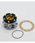 Dead Nuts Secure Mechanical Wheel Locking Hubs For Suzuki Samurai Jimny Vitara 26 Spline Alloy Bearing Kit parts showing hub, gasket, and O-ring.