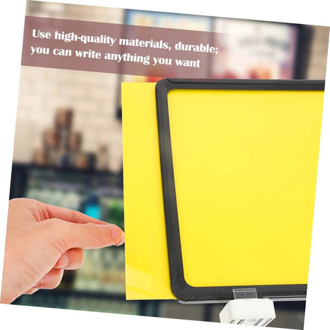 Hustle Ready Magnetic Board Stand For Warehouses And Storage Rooms Featuring Heavy Duty Black Aisle Signs With No Sweat Setup Reusable Zone Markers For Quick Rearrangements And Top Tier Inventory Control