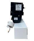 GFCI Two Pole Circuit Breaker 40 Amp For 120 240 Volt Systems With Ground Fault Protection Pigtail Neutral 10 KAIC Rock Solid Safety Upgrade For Home Electrical Panels And Garages, black breaker with white pigtail