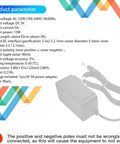 5V 3A Power Supply Wall Adapter Go-To For LED Strip Lights And CCTV Security Cameras, 15W DC Output 5.5mm plug on white background