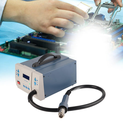 1200W Hot Air Rework Station With 3 Memory Channels For PCB Soldering, Adjustable Air Volume, Brushless Fan, Fast Heating