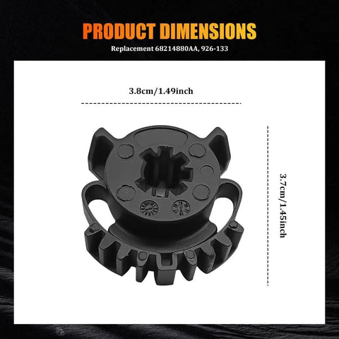 Dimensions of HVAC Blend Door Gear Kit For Dodge Durango And Jeep Grand Cherokee 2011 To 2018 Replacement Plug And Play Heater Blend Door Actuator Gear Black OEM 68214880AA 926133 Fits Durango Grand Cherokee