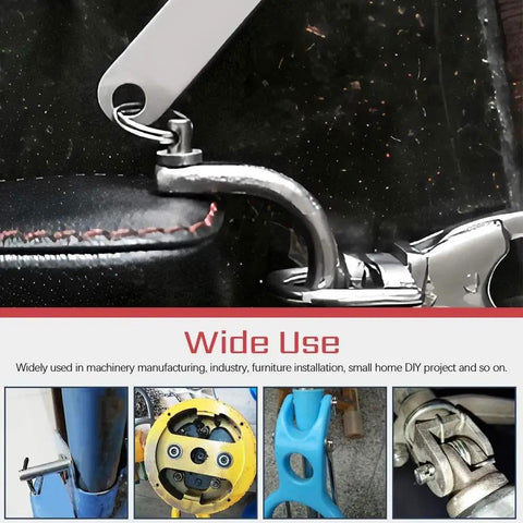 12 Size 304 Stainless Steel Clevis Pins Kit With Flat Head Fasteners M3 M4 M5 Assorted Link Hinge Pins in use for DIY projects