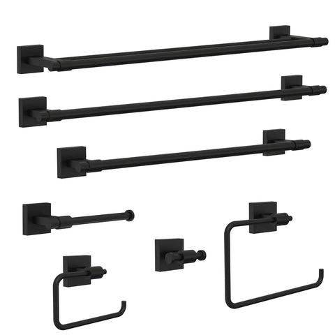 Single Post Toilet Paper Holder In Matte Black Wall Mount For Minimalist Bathrooms Durably Built With Corrosion Resistant Finish