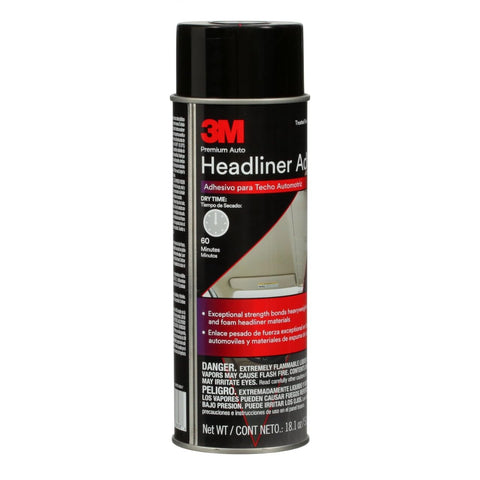 Can of Headliner And Fabric Adhesive For Cars 18.1 Oz Heavy Duty Bond For Auto Headliners, Carpet And Foam, Dries Clear