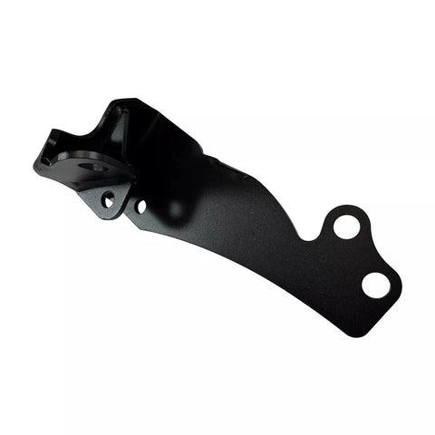 Front Adjustable Track Bar With Relocation Bracket For 0 To 4 Inch Lift Dodge Ram 1994 Through 2002 4x4 4WD 1500 2500 3500 Heavy Duty Carbon Steel Powder Coated Black, black steel bracket