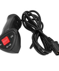 Universal 3 Pin Winch Remote Control For Electric Winches Handheld Vehicle Winch Switch Fits Most Brands Rugged Off Road 4x4 Gear Easy Install Not Compatible With Warn, black with 9.2 ft cable and 3-pin plug