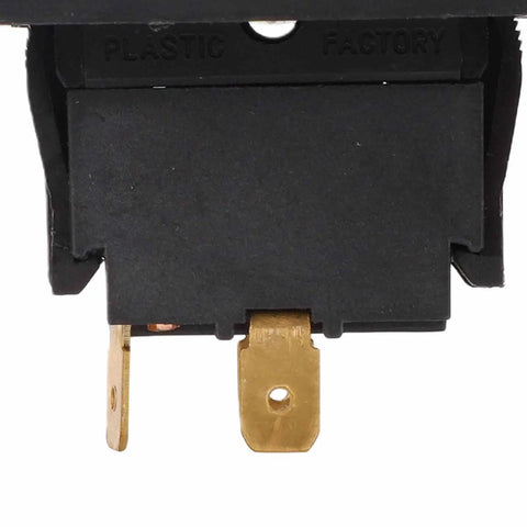Close-up of Sweet Upgrade 16A Dual Voltage Emergency Stop Paddle Switch, showing electrical connections for secure operation.