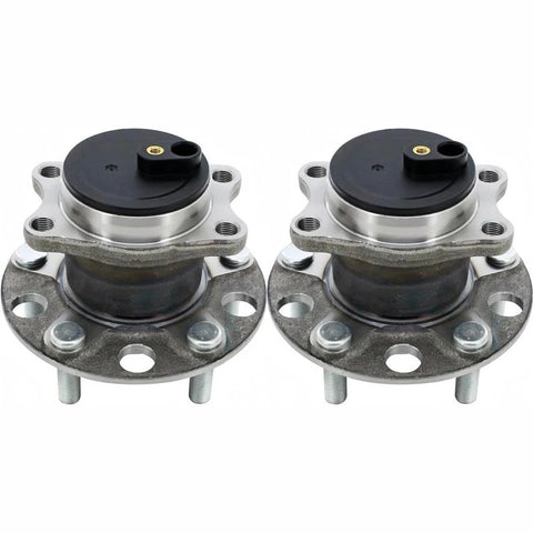 Rear Wheel Bearing And Hub Assembly 2 Pack For Lancer 2008 Through 2015 Direct Fit Ready To Install, front view