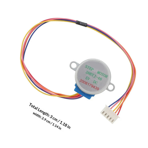 Kickass Four Wire Stepper Motor Pair For Cnc Milling And Router Engraving Machines With High Torque Low Noise and Built Tough. Compact 5V motor.