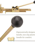 Flooring Jack For Hardwood Floors Pro Grade Positioning Tool DIY Friendly Easy On Surfaces with ergonomic handle closeup