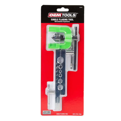 Pro Grade 45 Degree Flaring Tool For Soft Steel Brass And Aluminum Tubing in packaging.