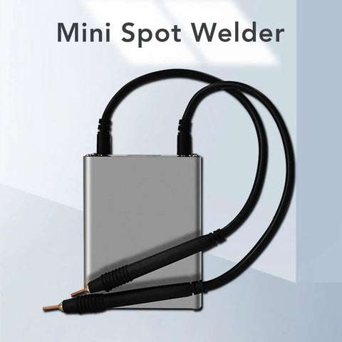 Portable Spot Welder Kit With 5500mAh Rechargeable Battery And 5V Type C Fast Charging For Industrial And Maintenance Jobs Aluminum Alloy Welding Tool Lightweight On The Go Welding Solution