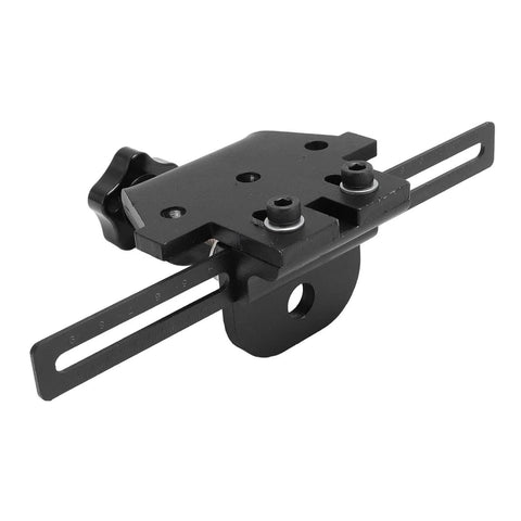 3 in 1 Dowel Jig Kit Built Tough With Adjustable High Carbon Steel Center Block For Precision Woodworking, side view
