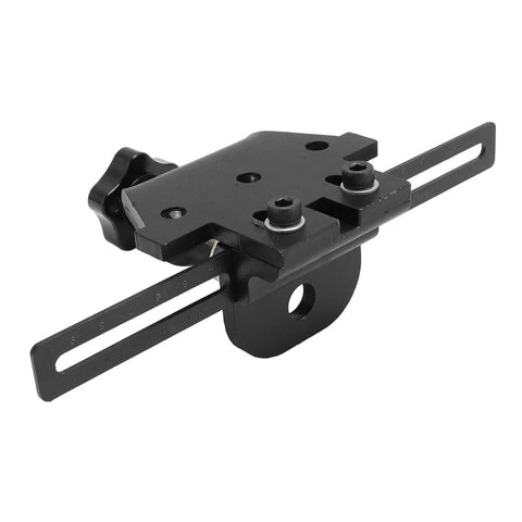 Reliable Adjustable 3 In 1 Dowel Jig Kit Built Like A Tank With High Carbon Steel, detailed view of adjustable clamps.