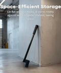 Heavy Duty Container Door Leverage Bar With Non Slip Handle For Shipping Doors Quick Start Lever System Ergonomic Design For Easy Operation Ideal For Loaders Warehouse And Port Workers Durable Black 1 Pack leaning against wall
