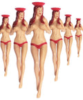 Pin Up Girl Golf Tees Set Of 6 For Golfers Hilarious Redhead Tees That Turn Heads On The Course Perfect Gift For Men And Women