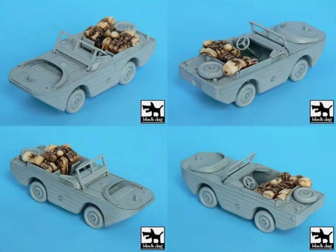 1/72 M3 Half Track Amphibian Vehicle Resin Detail Upgrade For Trumpeter Model Kit with armor conversion and realistic texture