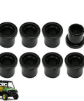 Tough As Nails Upper And Lower A Arm Suspension Flanged Sleeve Bushings Isolators Set, black rubber bushings for John Deere Gator.