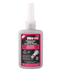 Vibra-TITE threadlocker bottle, front view, 50 ml, red label