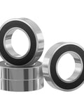 Four Pack 6903-2RS Deep Groove Ball Bearings 17mm ID X 30mm OD X 7mm Width Double Rubber Sealed Carbon Steel
