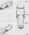 Heavy Duty Stainless Steel Hasp Toolbox Buckle And Toggle Latch For Secure Cabinet Window Box Locking Hardware That Really Holds Tight And Adds Grit To Your Gear, 115B, 73mm