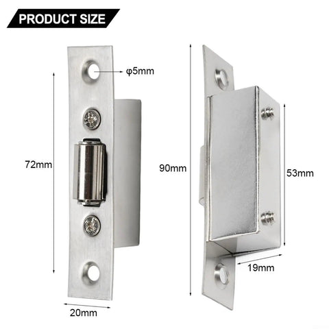 Stainless Steel Cabinet Roller Catch With Spring Ball Latch For Wooden Closet And Cupboard Doors Includes Screws Size Details